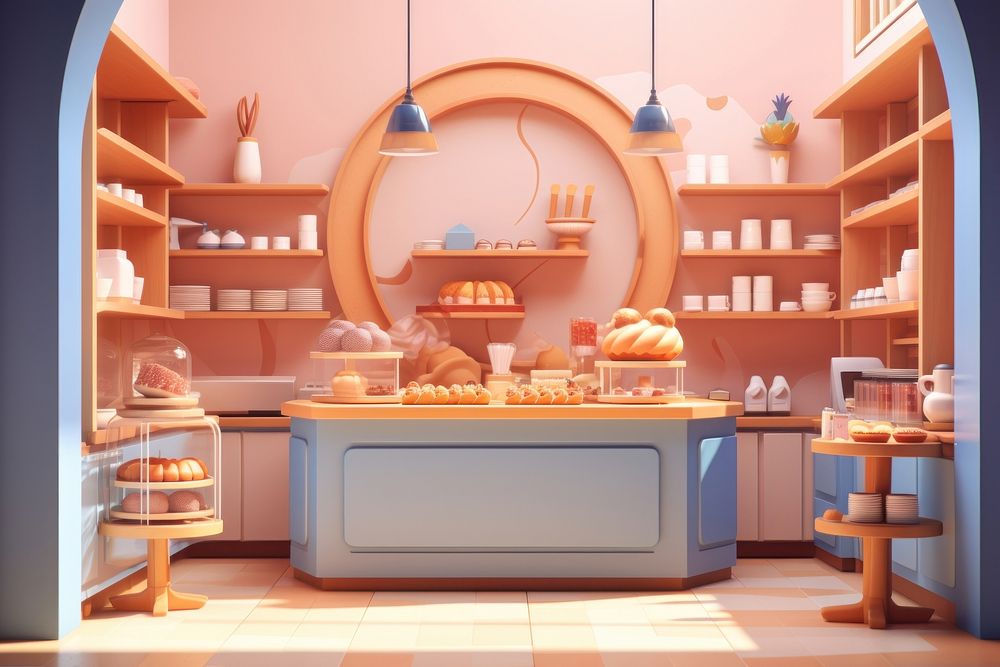 Bakery kitchen food shop. AI generated Image by rawpixel.