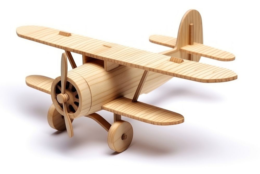 Wood airplane aircraft vehicle. AI generated Image by rawpixel.
