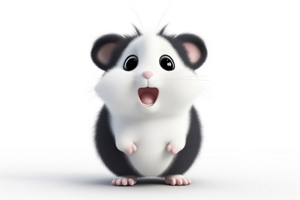 Animal hamster cartoon mammal. AI generated Image by rawpixel.