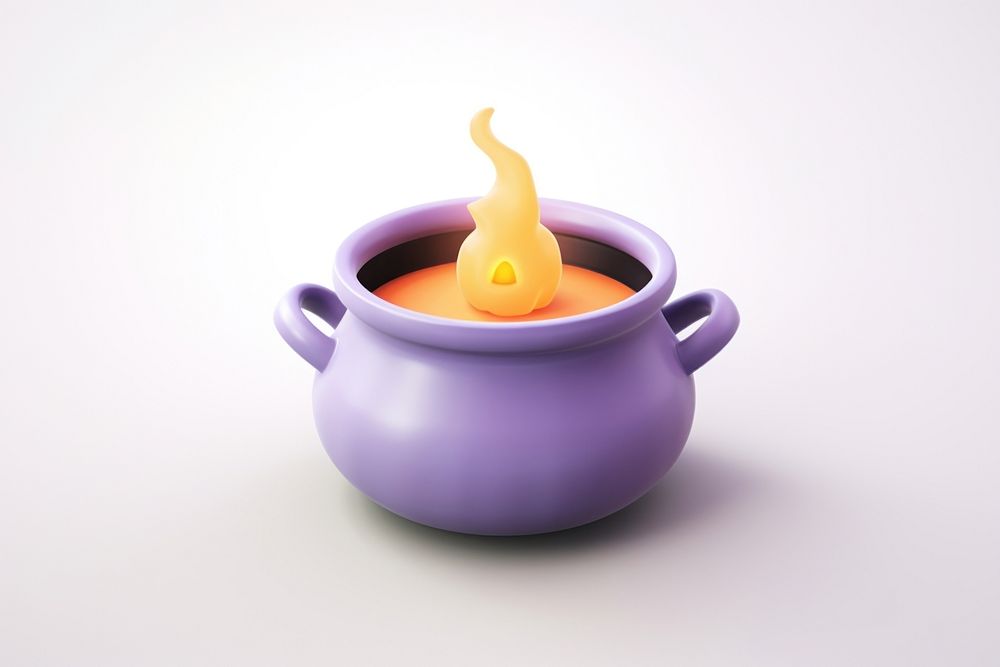 Lighting cookware glowing ceramic. AI generated Image by rawpixel.