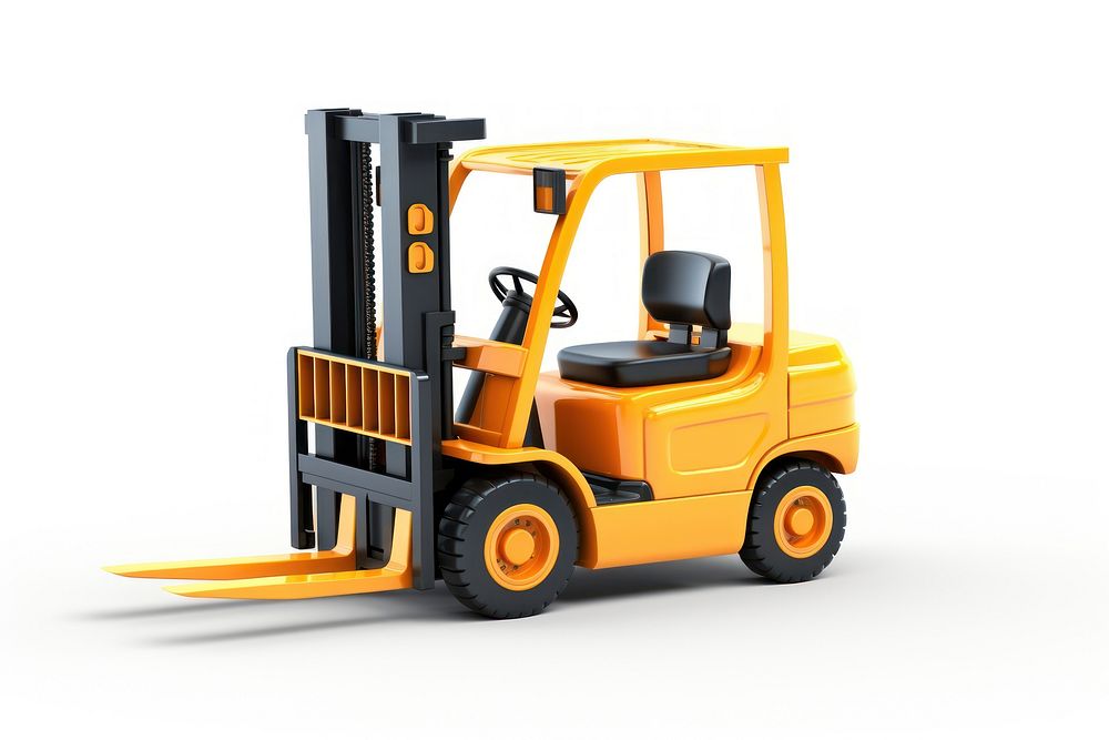 Forklift  wheel car. AI generated Image by rawpixel.