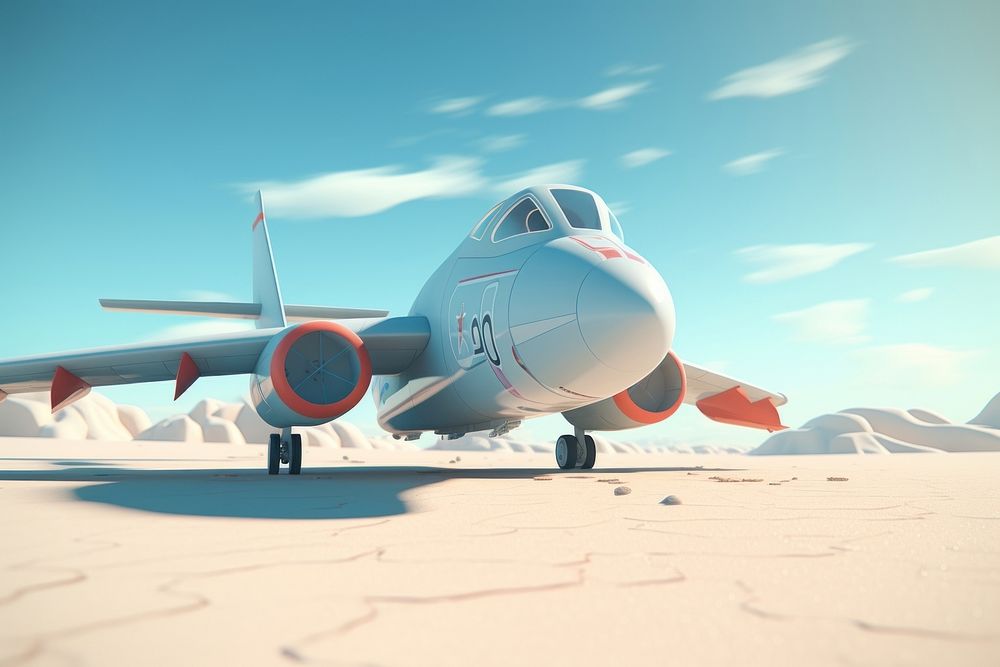 Aircraft military airplane vehicle. AI generated Image by rawpixel.