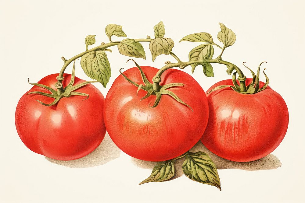 Tomato vegetable fruit plant. AI generated Image by rawpixel.