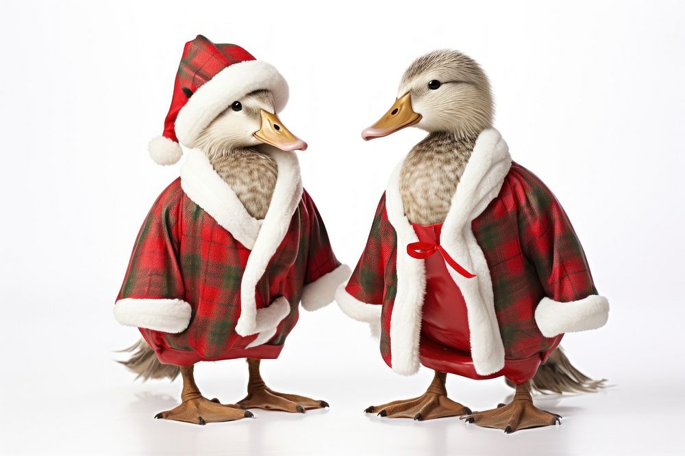Christmas costume animal bird. AI generated Image by rawpixel.
