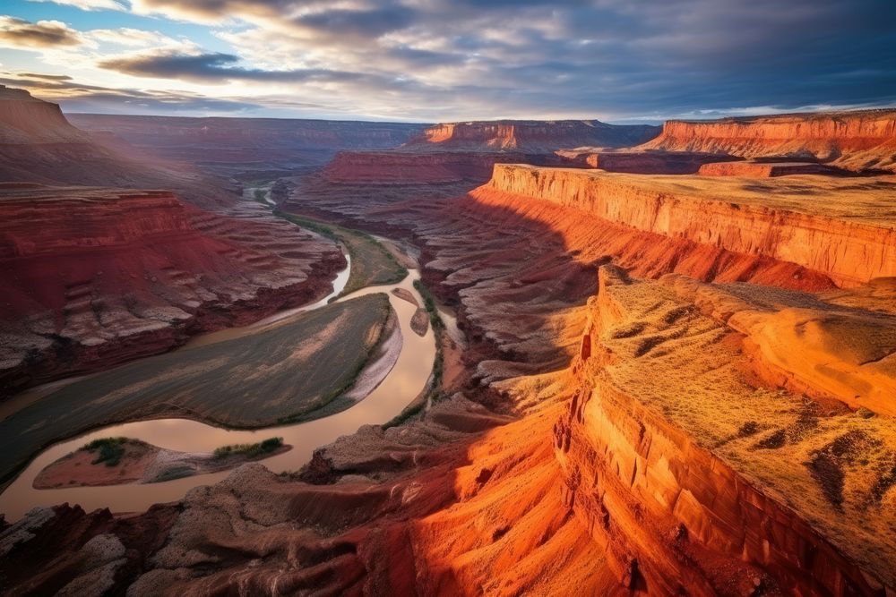Landscape outdoors canyon nature. AI generated Image by rawpixel.