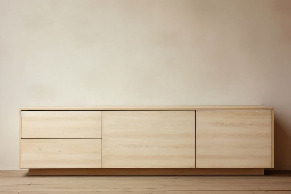 Cabinet sideboard furniture wood. AI generated Image by rawpixel.
