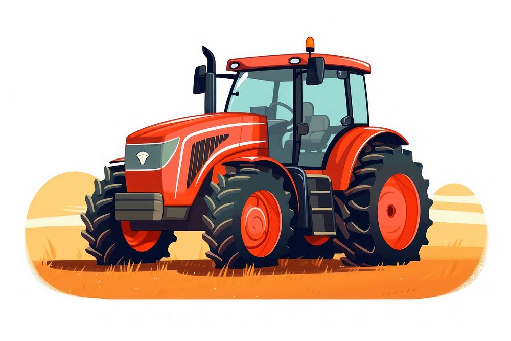 Tractor vehicle farm transportation. AI generated Image by rawpixel.
