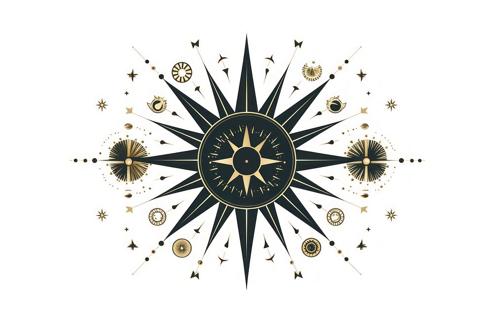 White background chandelier astronomy pattern. AI generated Image by rawpixel.
