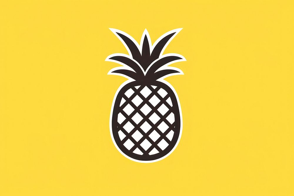 Pineapple fruit food bromeliaceae. AI generated Image by rawpixel.