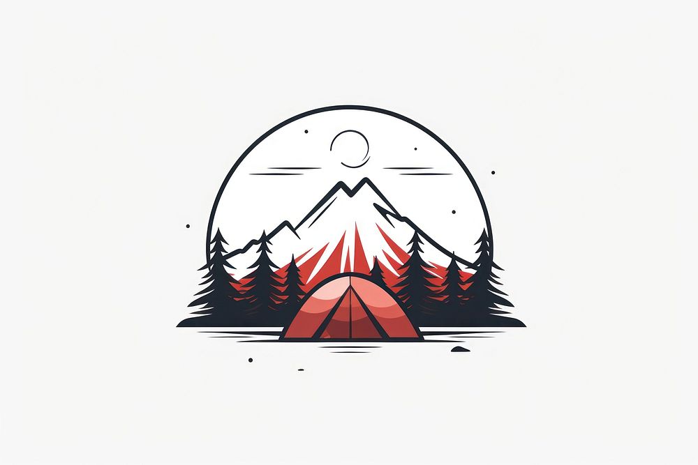 Outdoors camping nature tranquility. AI generated Image by rawpixel.