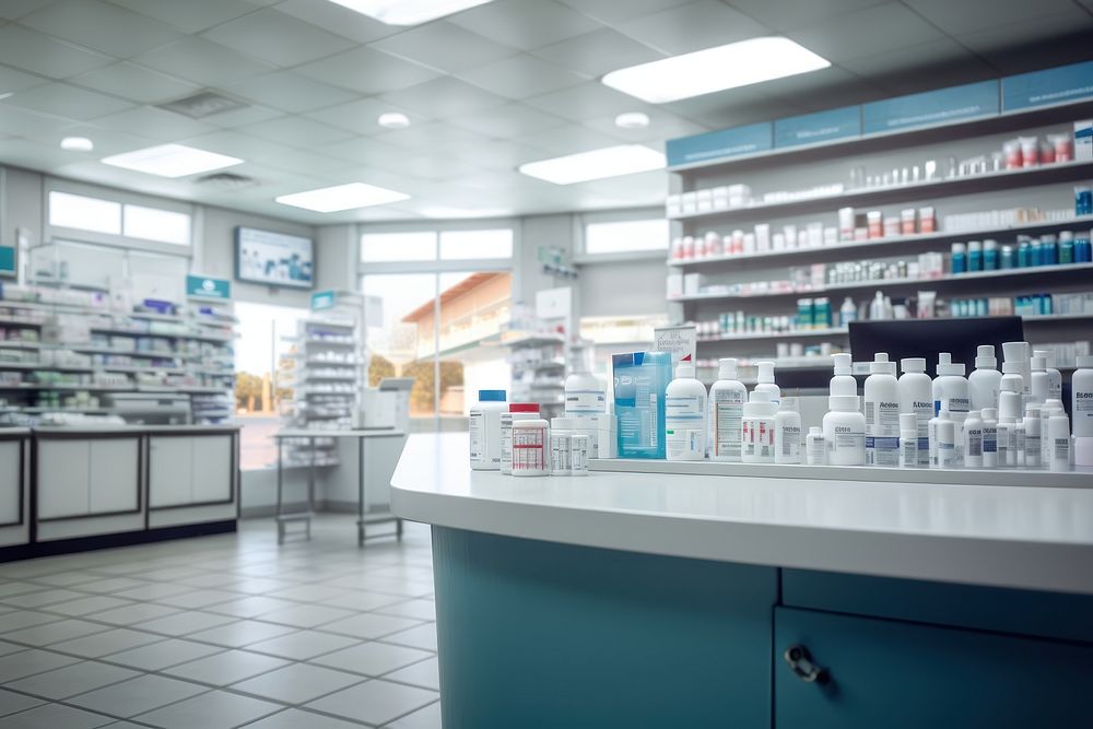 Pharmacy medicine architecture electronics. AI generated Image by rawpixel.