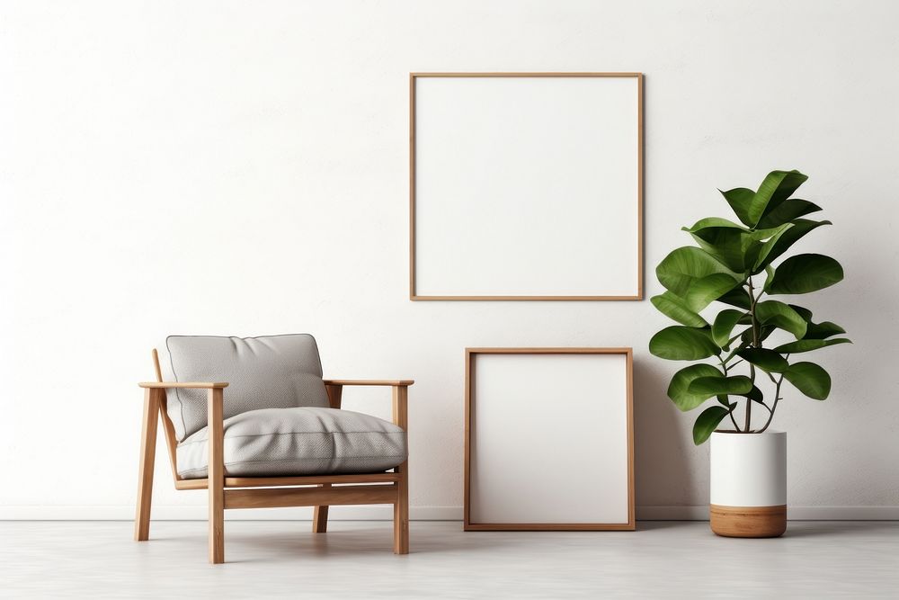 Plant houseplant furniture frame. AI generated Image by rawpixel.