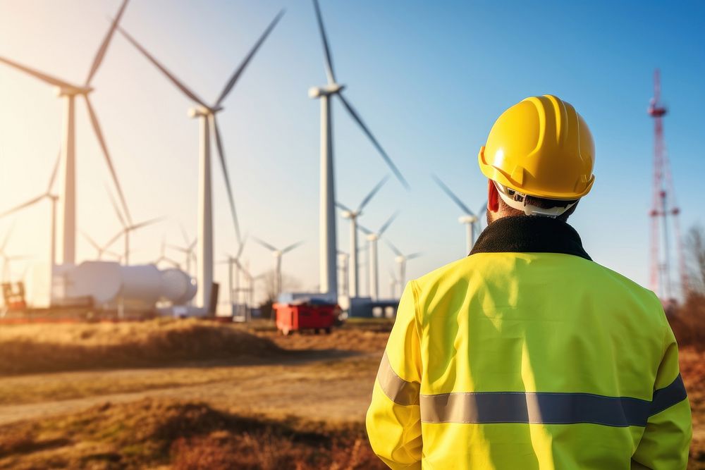 Turbine outdoors machine hardhat. 