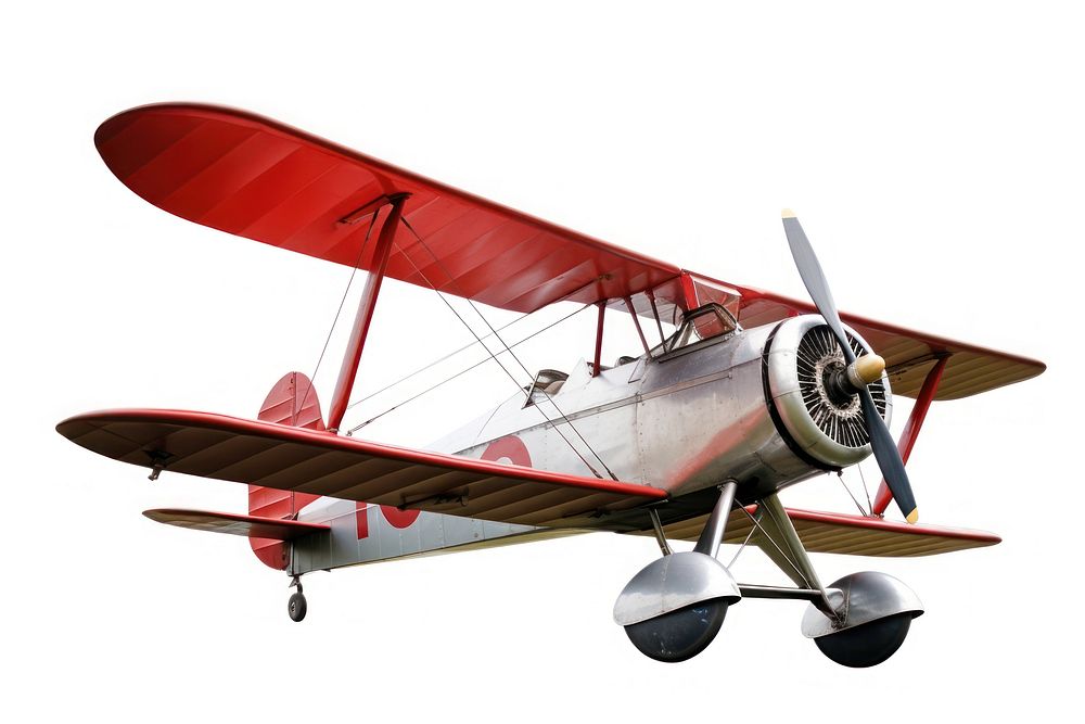 Aircraft airplane biplane vehicle. AI generated Image by rawpixel.