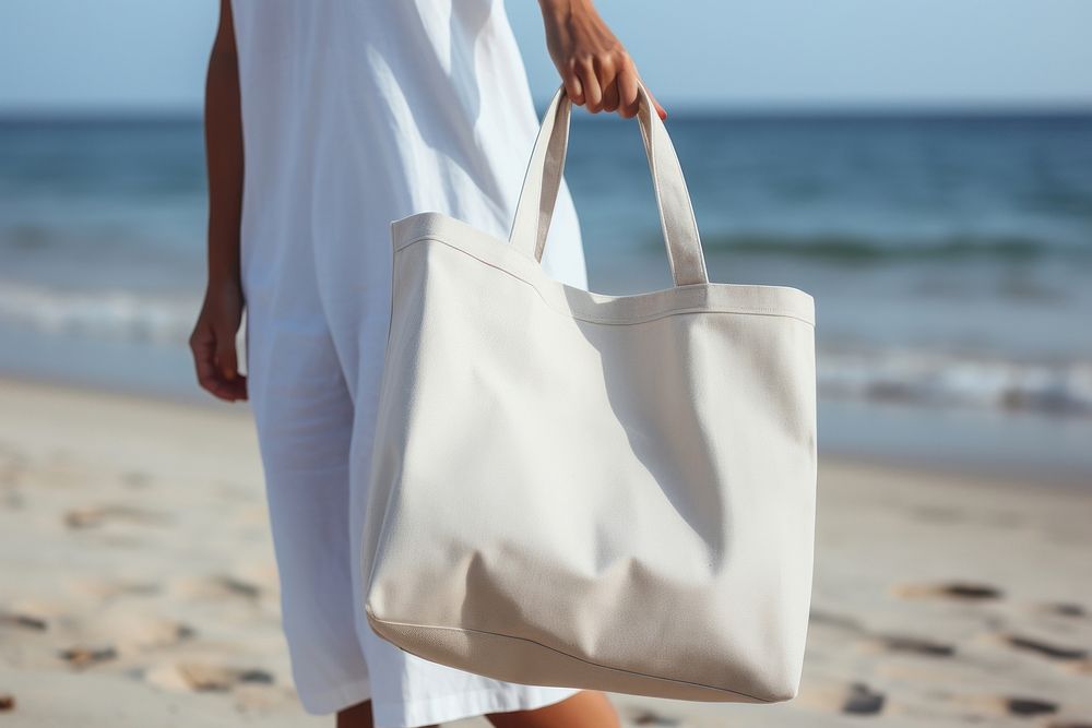 Bag handbag beach accessories. AI generated Image by rawpixel.