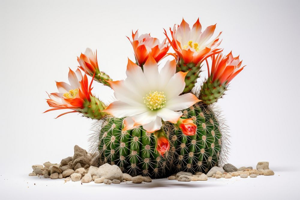 Cactus flower plant inflorescence. 