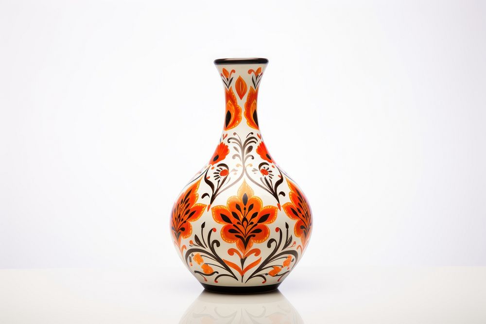 Vase decoration porcelain pottery. AI generated Image by rawpixel.