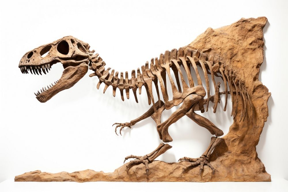 Dinosaur animal fossil museum. AI generated Image by rawpixel.