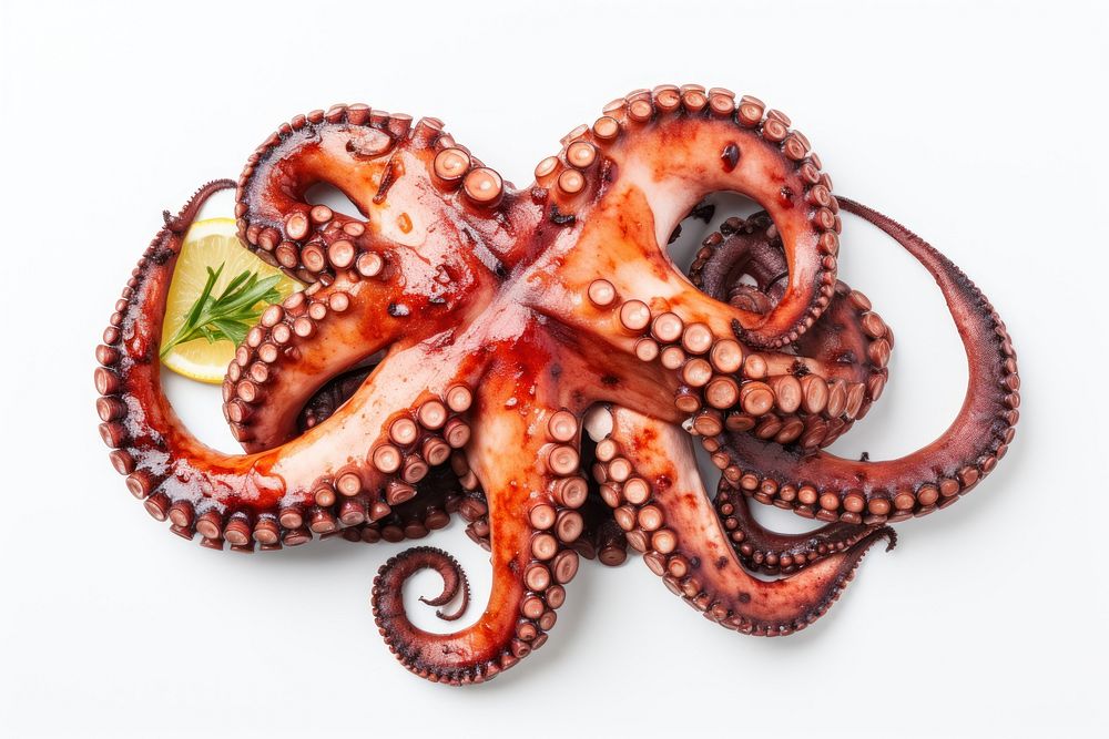 Octopus seafood animal invertebrate. 