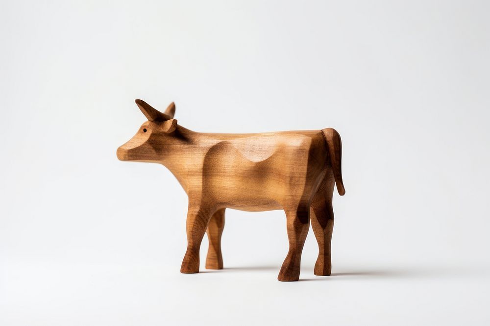 Cow livestock figurine mammal. AI generated Image by rawpixel.