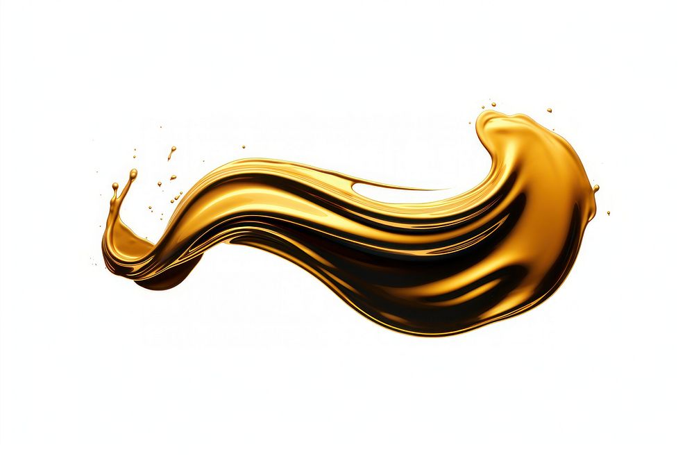 Gold splattered abstract rippled. AI generated Image by rawpixel.