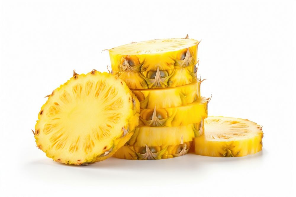 Pineapple fruit slice plant. AI generated Image by rawpixel.