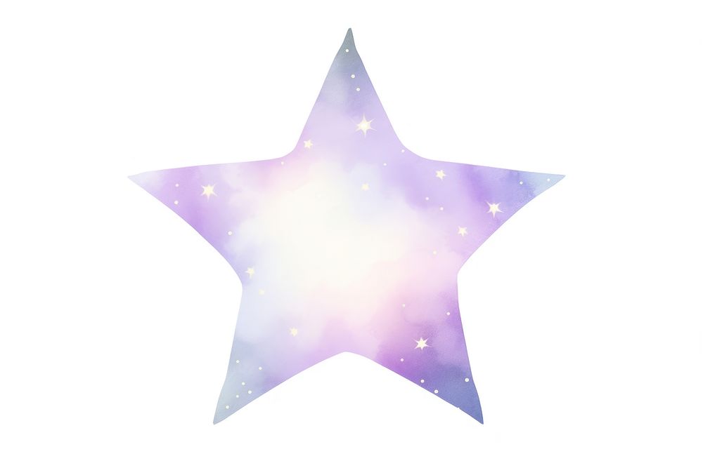 Galaxy symbol night star. AI generated Image by rawpixel.