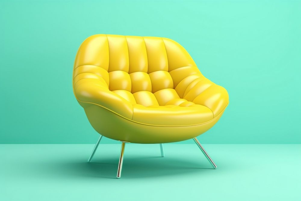 Chair furniture armchair comfortable. AI generated Image by rawpixel.