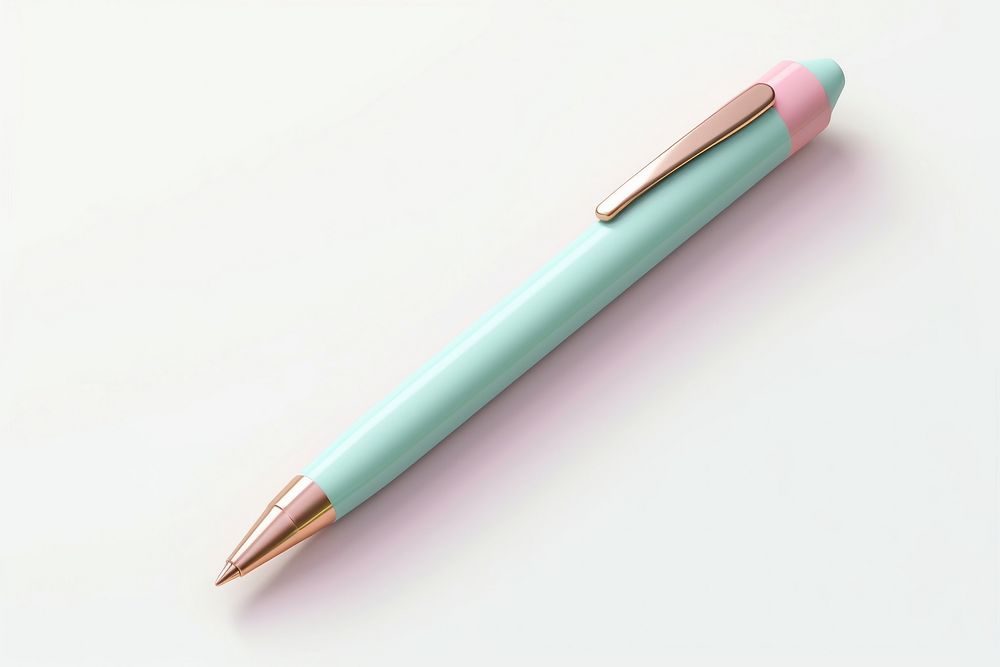 Pen white background pencil eraser. 