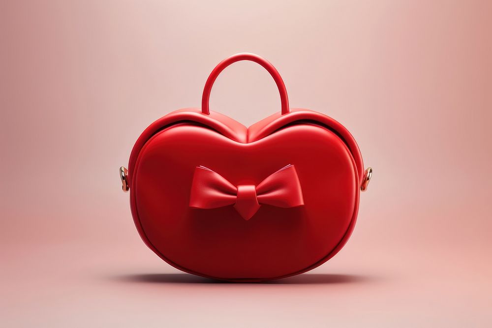 Bag handbag purse red. AI generated Image by rawpixel.