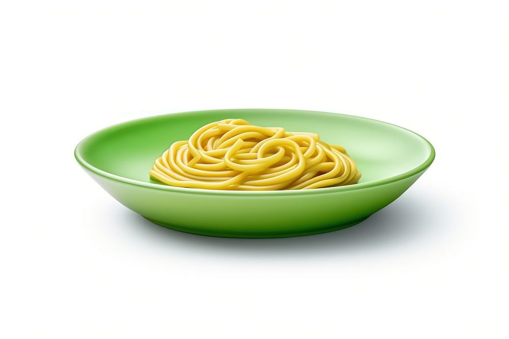 Spaghetti plate noodle pasta. AI generated Image by rawpixel.