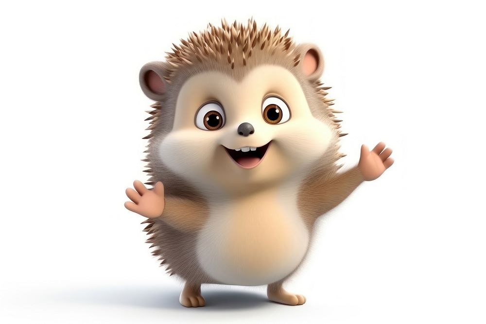 Hedgehog cartoon mammal animal. | Premium Photo Illustration - rawpixel