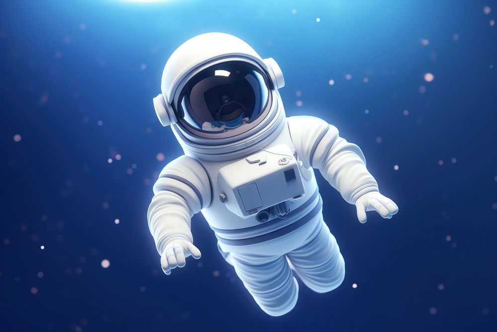 Astronaut space futuristic technology. AI generated Image by rawpixel.
