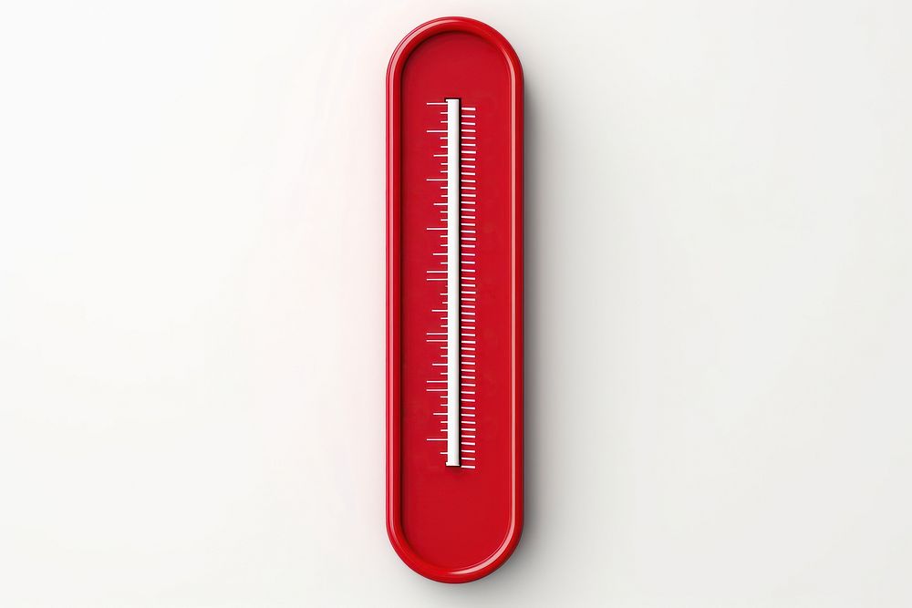 Thermometer white background temperature technology. AI generated Image by rawpixel.