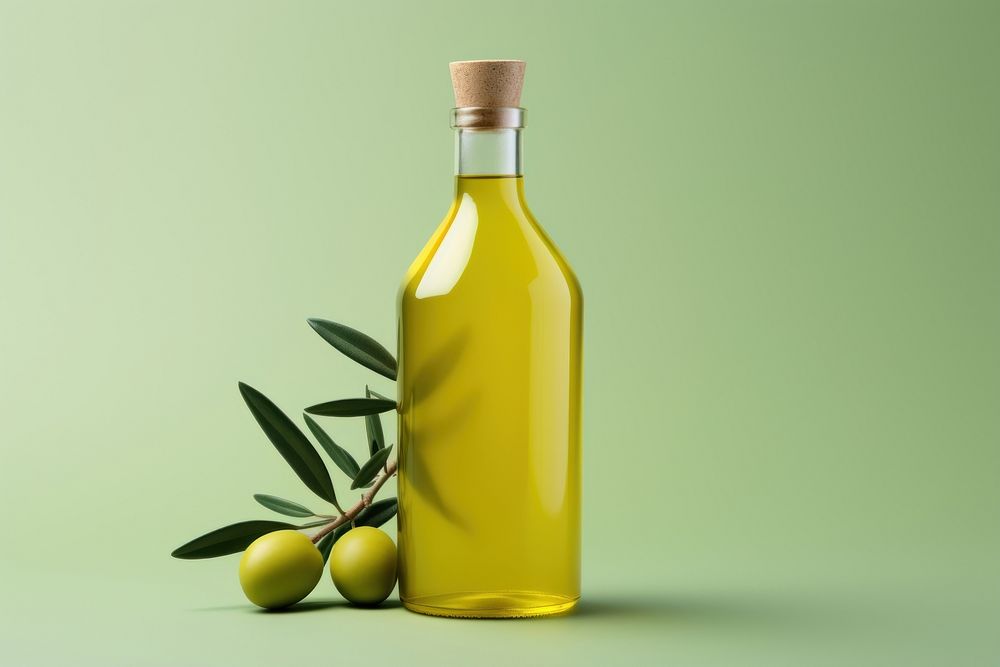 Bottle olive food refreshment. AI generated Image by rawpixel.