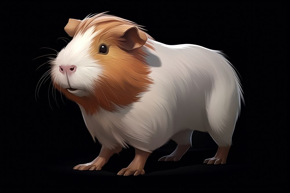 Rat hamster cartoon mammal. 