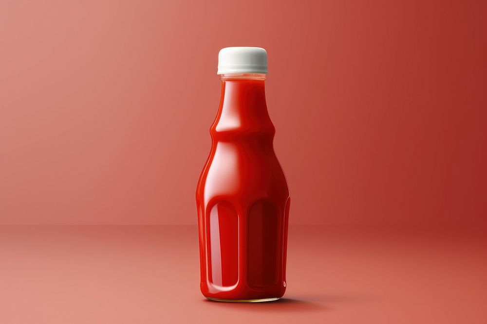 Ketchup bottle food refreshment. AI generated Image by rawpixel.
