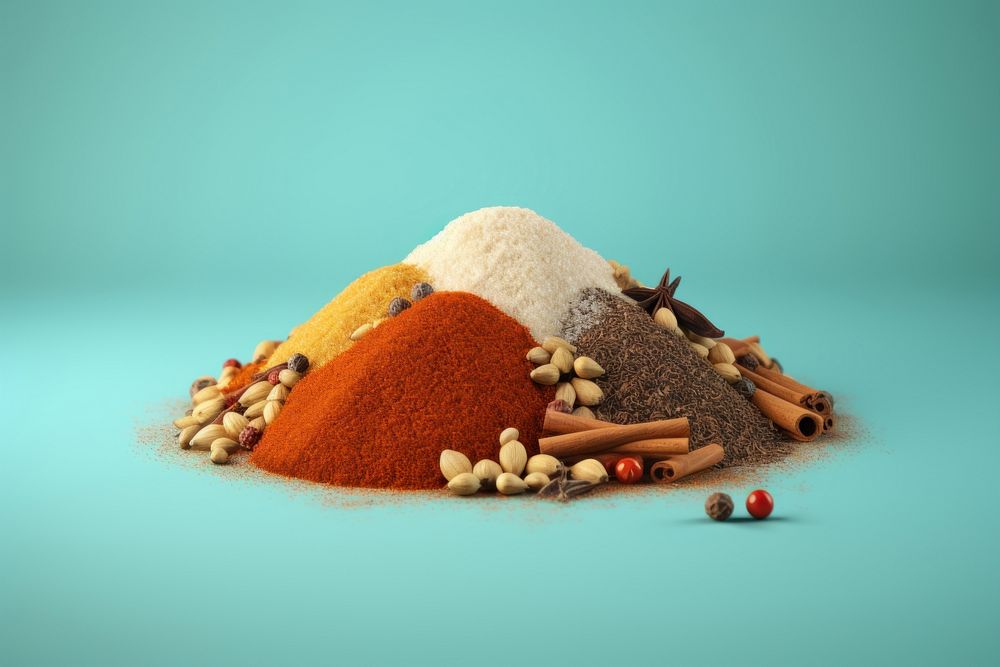 Spice food ingredient variation. AI generated Image by rawpixel.