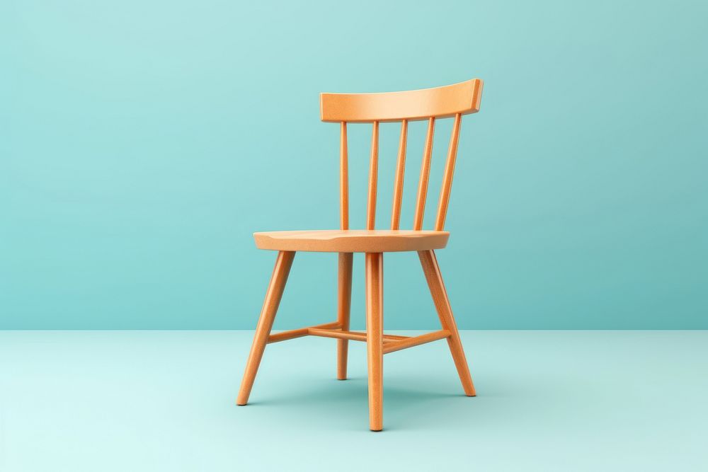 Chair furniture wood simplicity. AI generated Image by rawpixel.