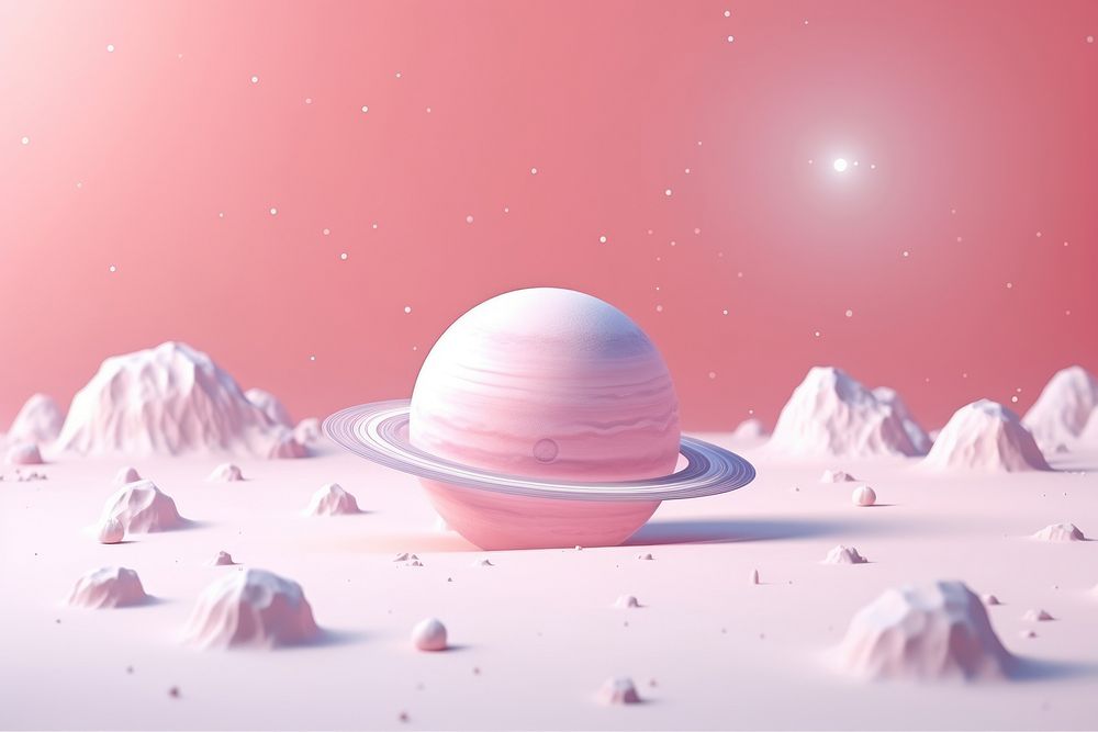 Planet space astronomy nature. AI generated Image by rawpixel.
