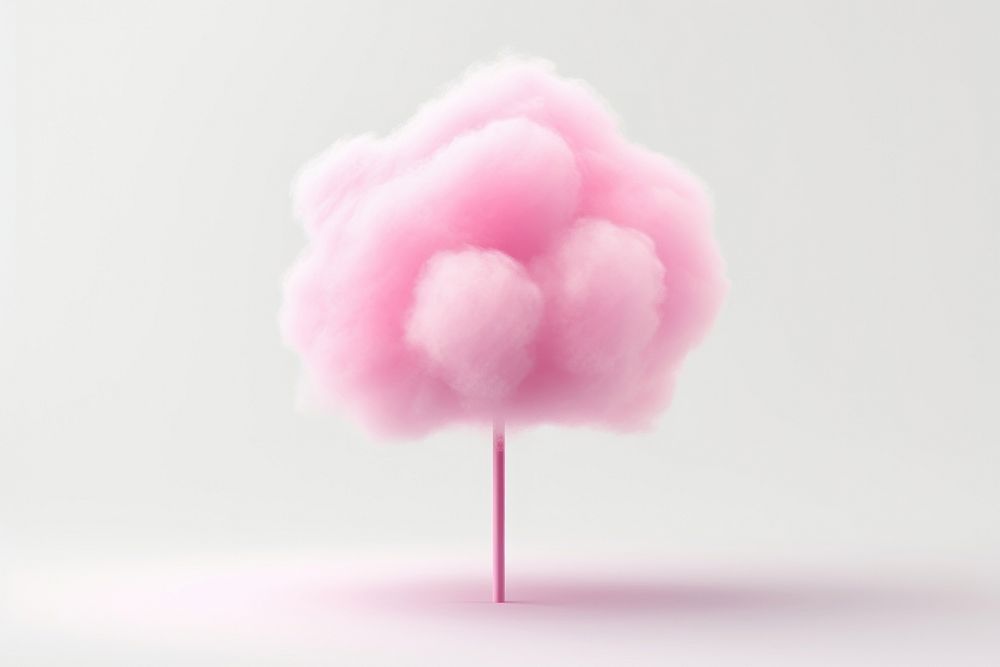 Blossom flower cotton candy. AI generated Image by rawpixel.
