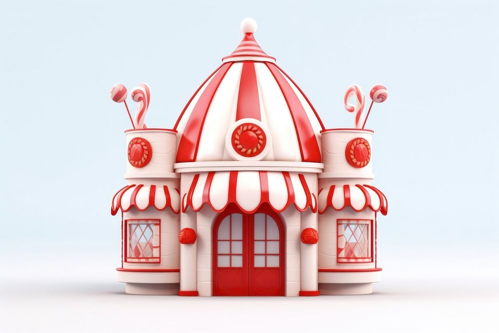 Carousel cartoon food red. AI generated Image by rawpixel.