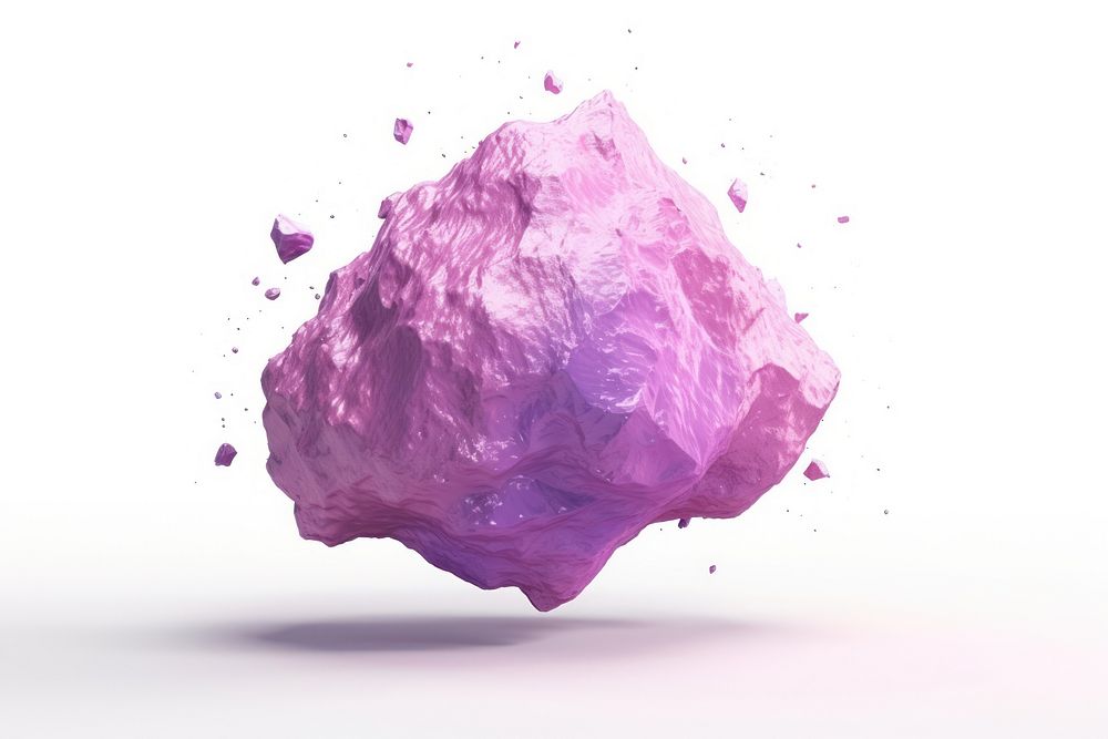 Mineral purple pink white background. AI generated Image by rawpixel.