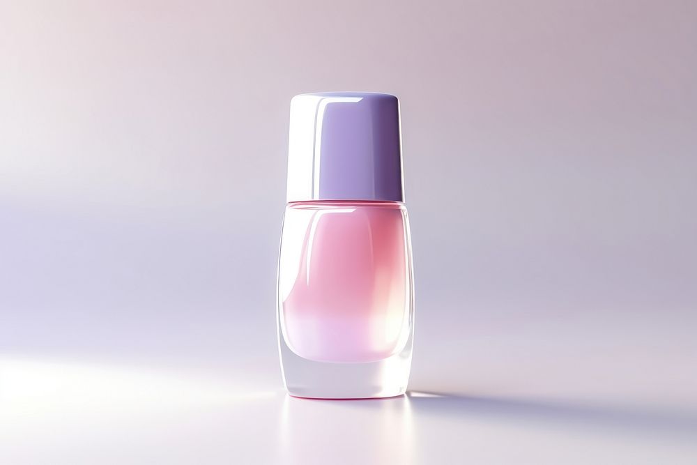 Cosmetics perfume bottle nail polish. AI generated Image by rawpixel.