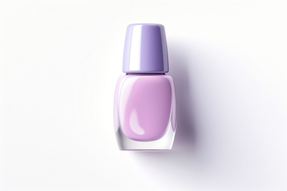 Cosmetics nail white background nail polish. AI generated Image by rawpixel.