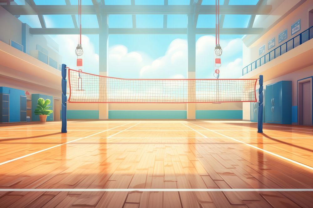 volleyball court backgrounds