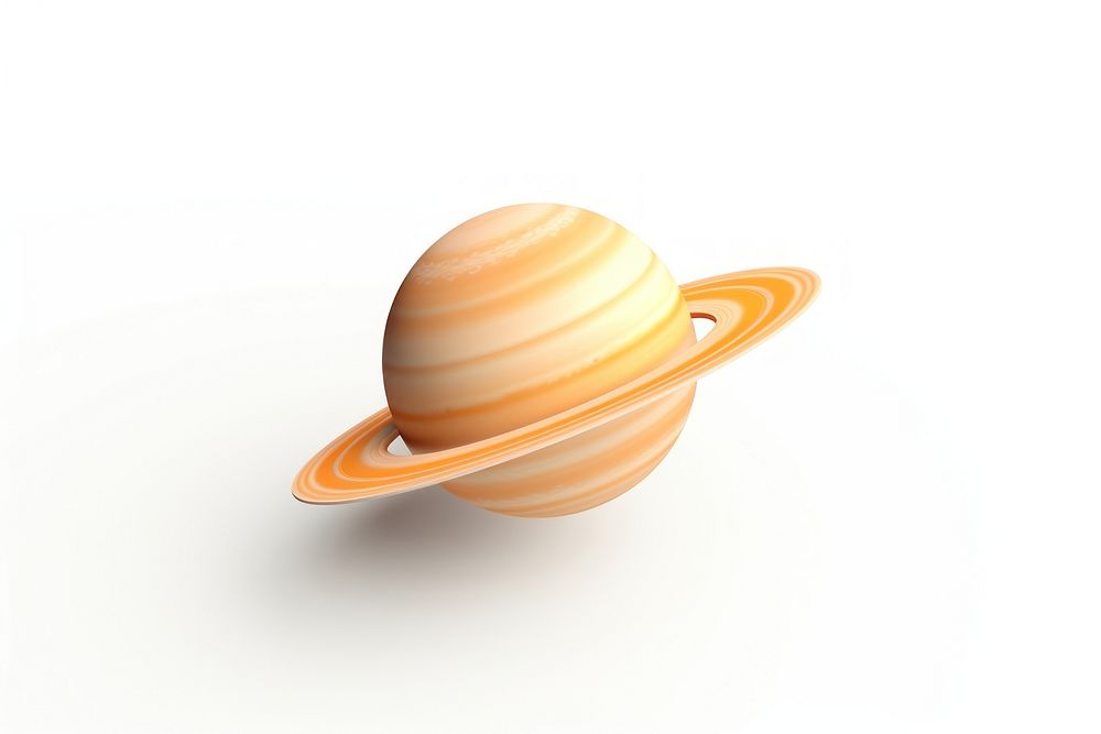 Planet space white background astronomy. AI generated Image by rawpixel.