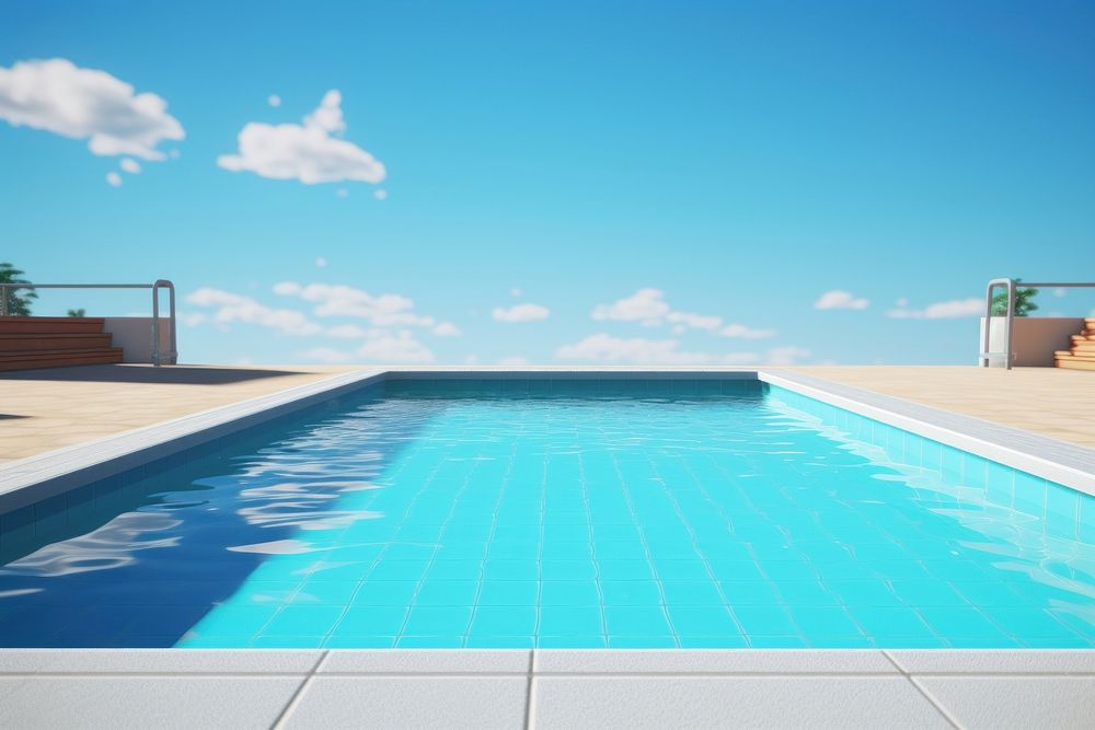 Outdoors pool swimming pool architecture. AI generated Image by rawpixel.