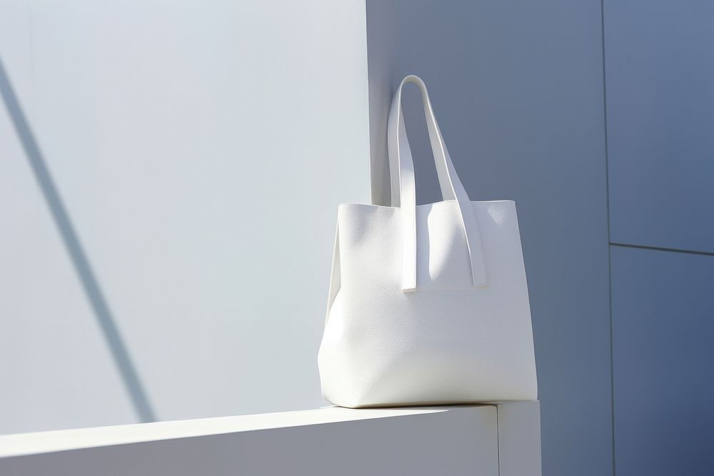 Bag handbag purse white. AI generated Image by rawpixel.