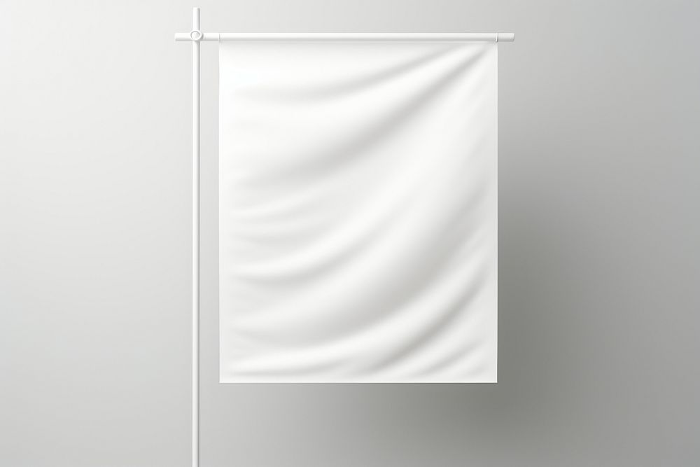 White flag electronics textile. AI generated Image by rawpixel.